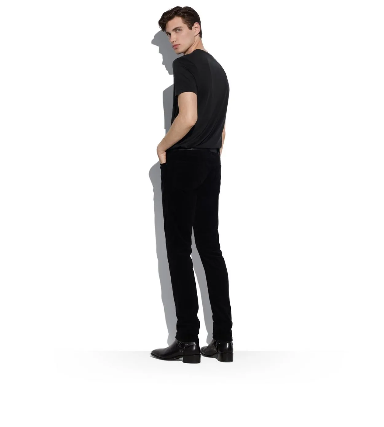 12 WAVES CORD SLIM FIT DENIM