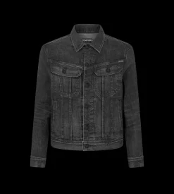 BLACK ICON SELVEDGE DENIM JACKET