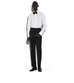 BLACK MOHAIR O'CONNOR EVENING TROUSERS