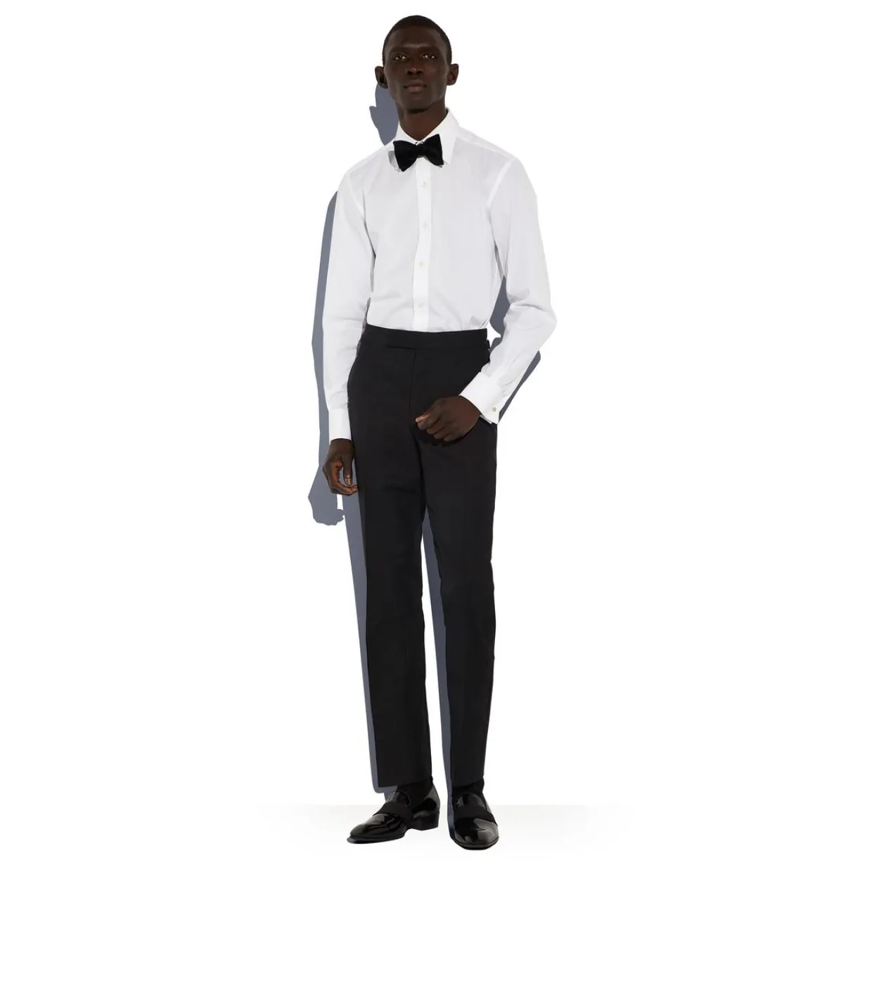 BLACK MOHAIR O'CONNOR EVENING TROUSERS