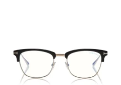BLUE BLOCK BROWLINE OPTICALS