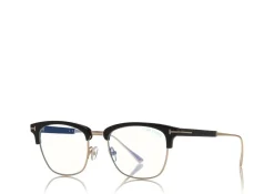 BLUE BLOCK BROWLINE OPTICALS