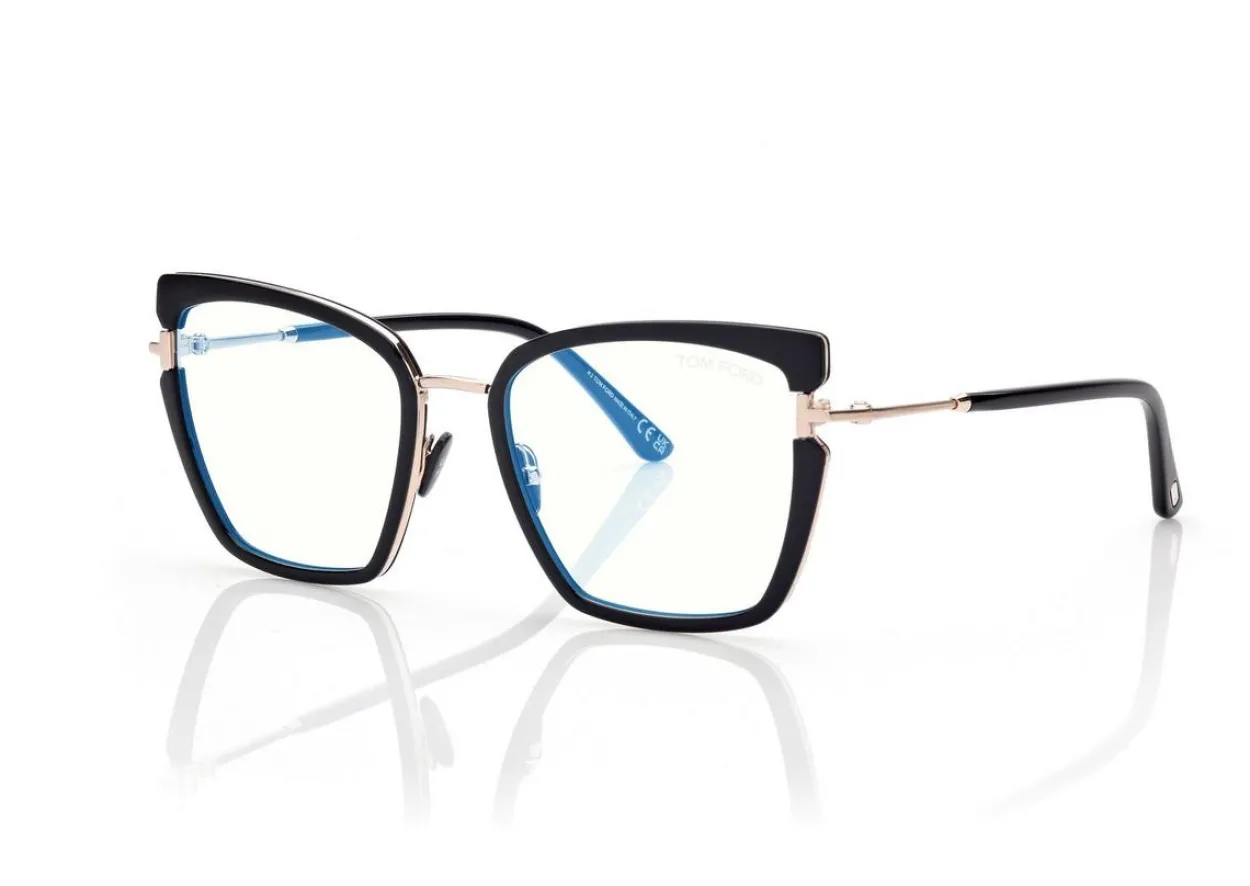 BLUE BLOCK BUTTERFLY OPTICALS