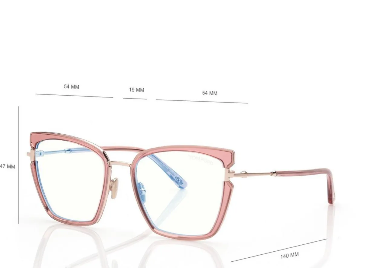 BLUE BLOCK BUTTERFLY OPTICALS