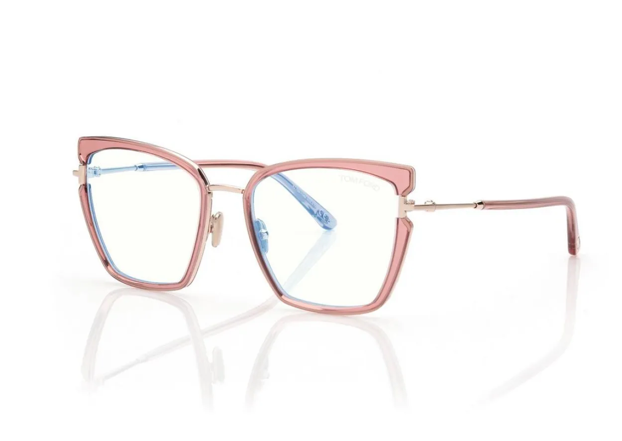 BLUE BLOCK BUTTERFLY OPTICALS