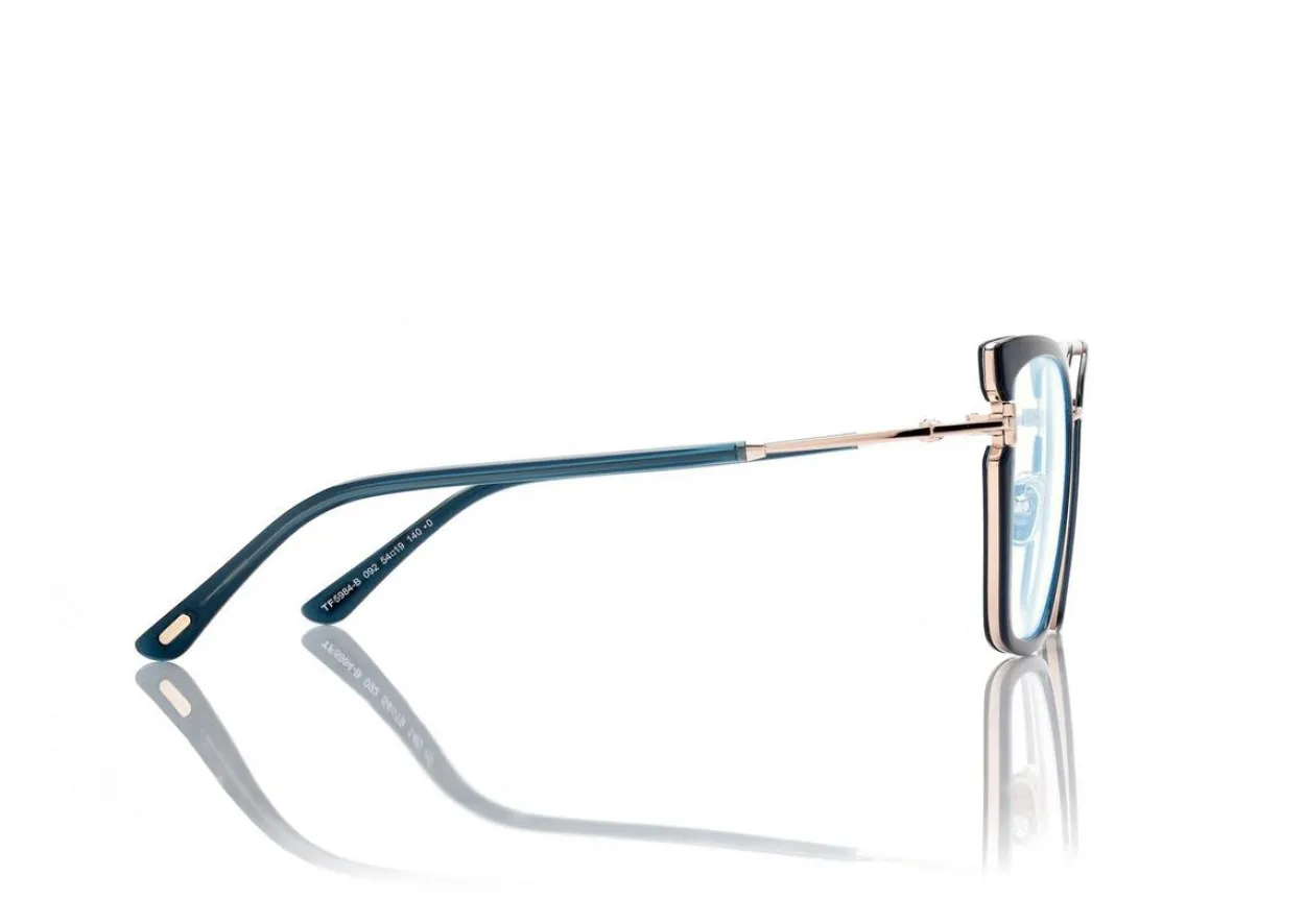 BLUE BLOCK BUTTERFLY OPTICALS