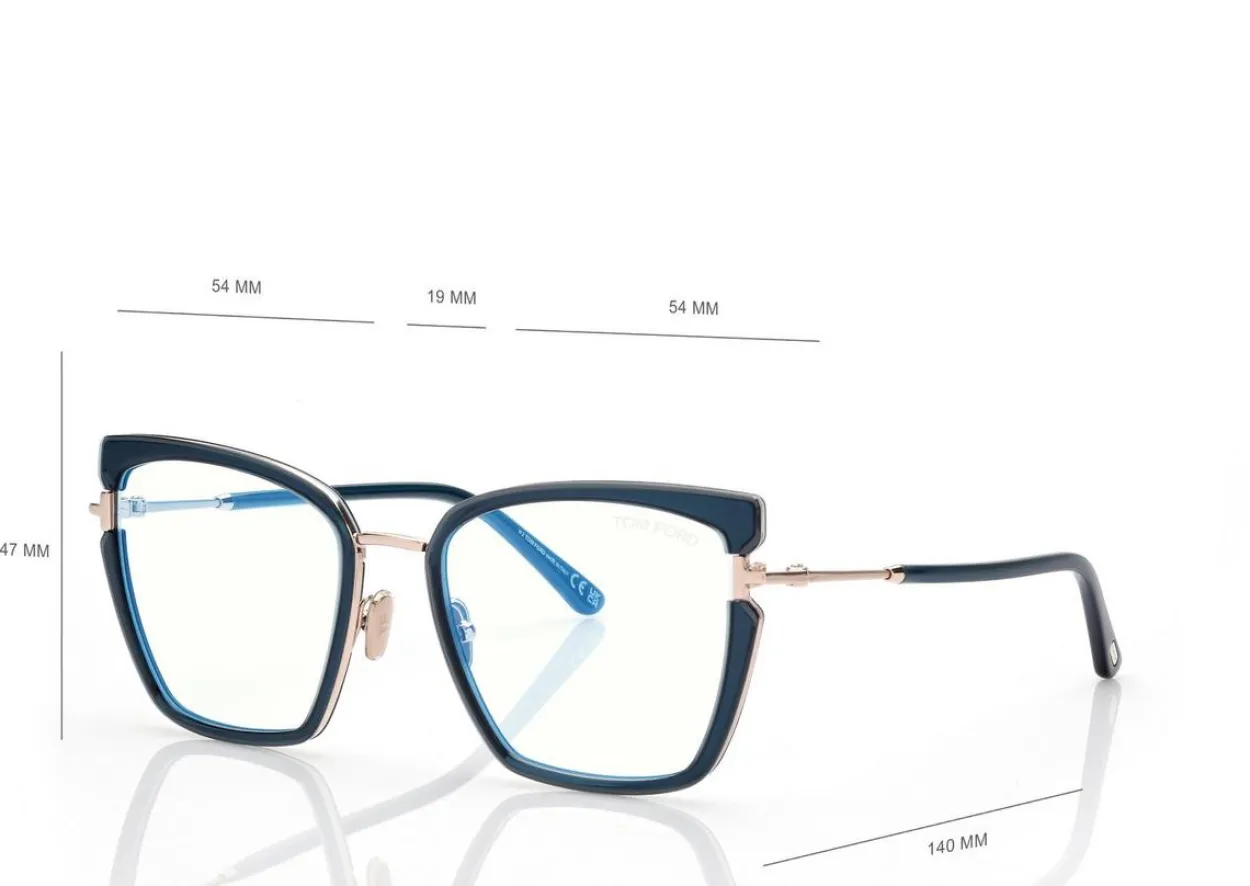 BLUE BLOCK BUTTERFLY OPTICALS