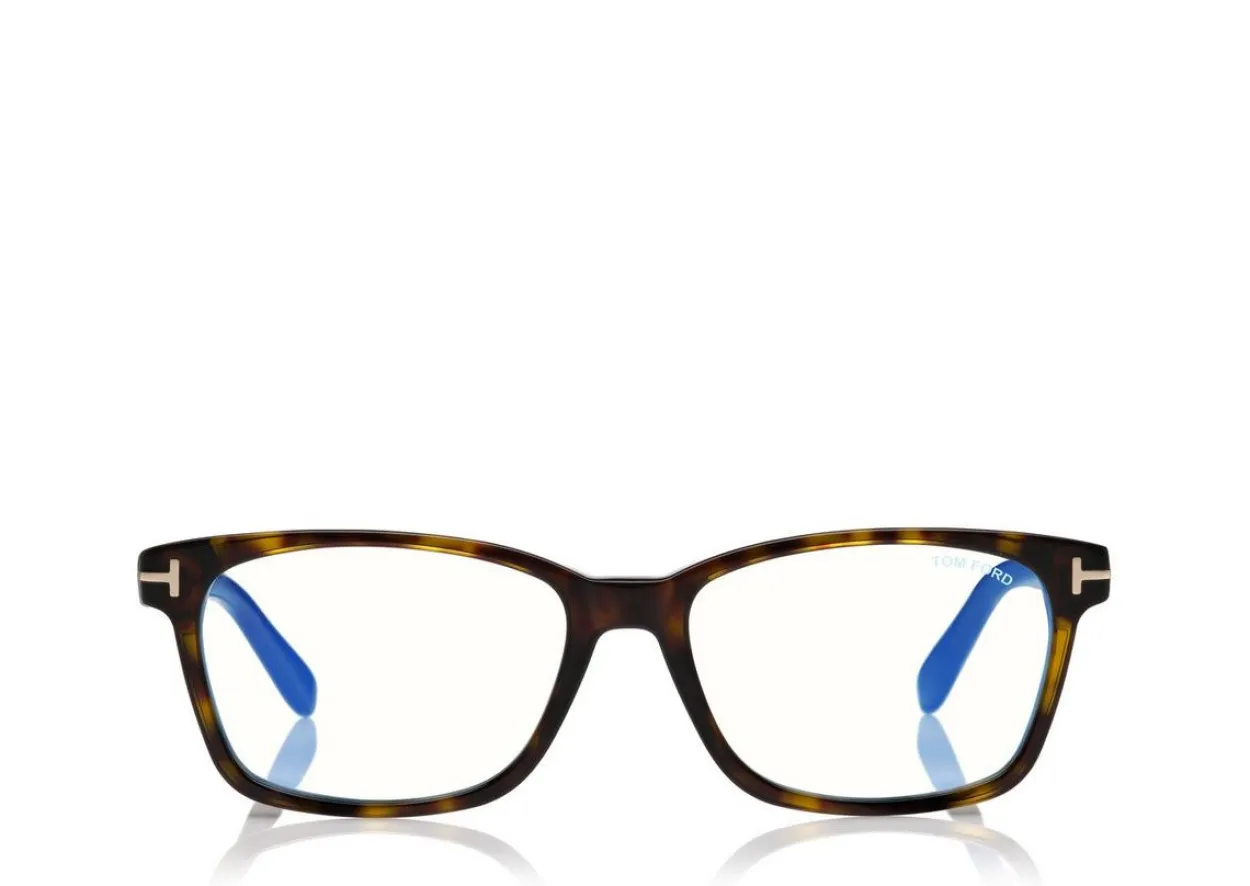 BLUE BLOCK CLASSICAL RECTANGULAR OPTICALS