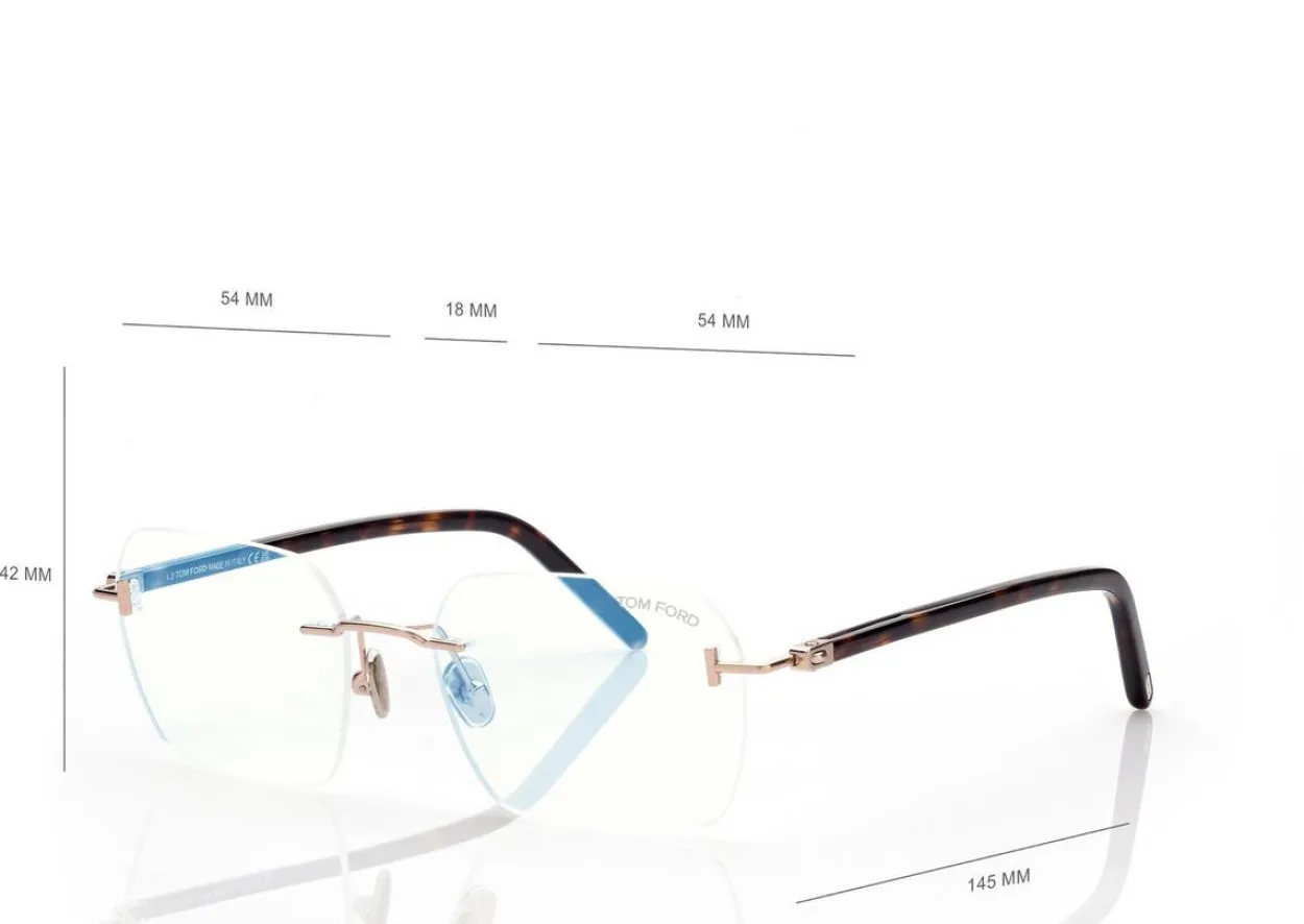 BLUE BLOCK RECTANGULAR OPTICALS