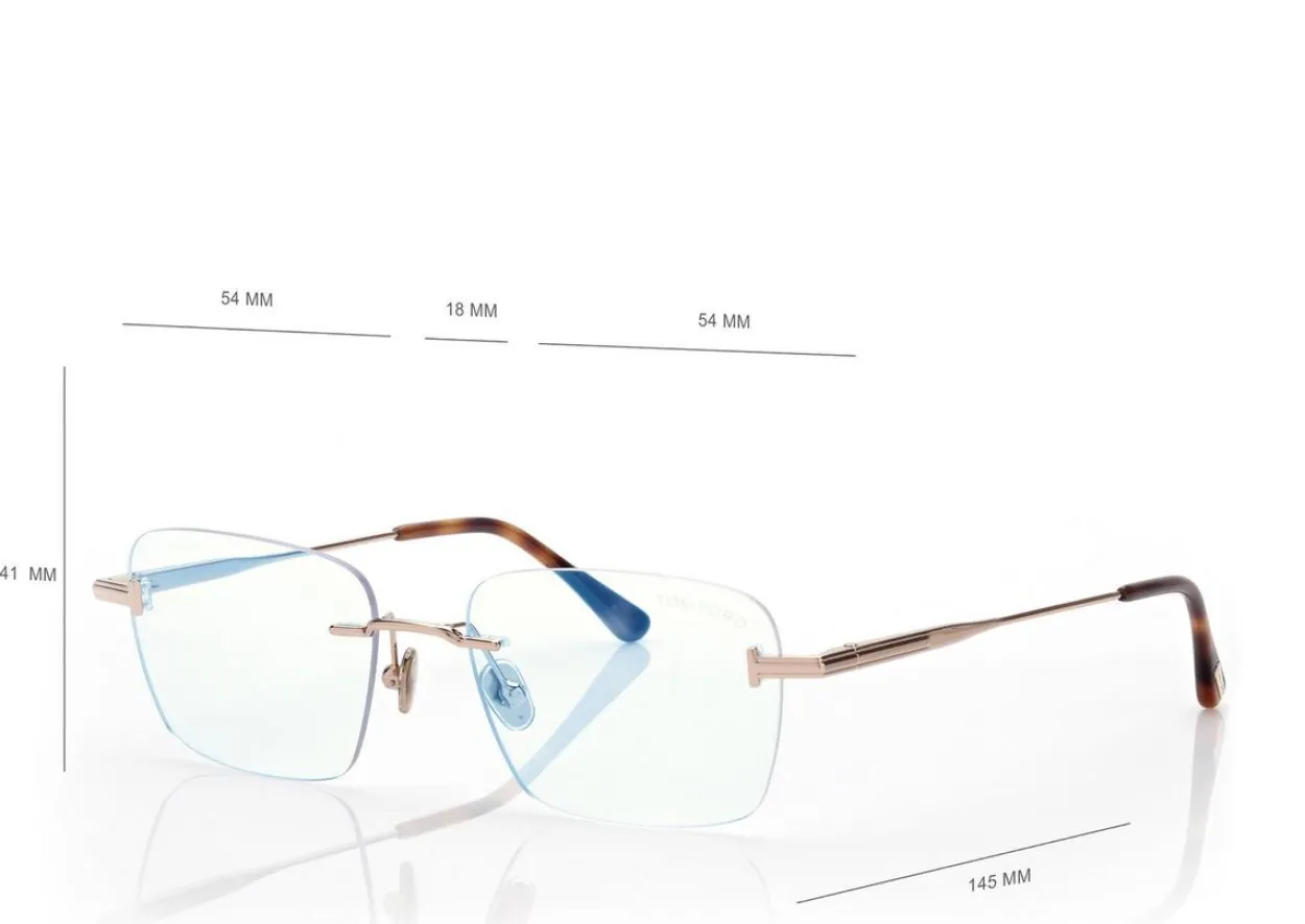 BLUE BLOCK RECTANGULAR OPTICALS