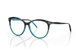 BLUE BLOCK ROUND OPTICALS