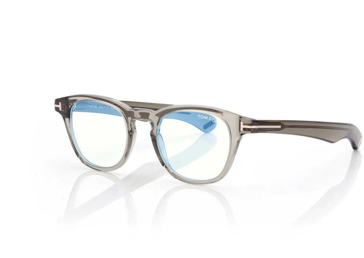 BLUE BLOCK ROUND OPTICALS