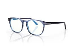 BLUE BLOCK ROUND OPTICALS