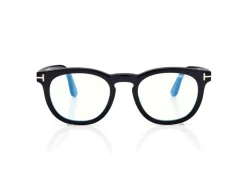 BLUE BLOCK ROUND OPTICALS