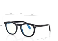 BLUE BLOCK ROUND OPTICALS
