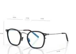 BLUE BLOCK ROUND OPTICALS