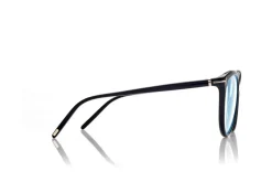 BLUE BLOCK ROUND OPTICALS