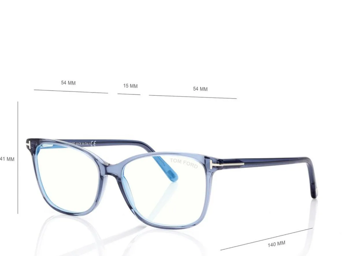 BLUE BLOCK SOFT SQUARE OPTICALS