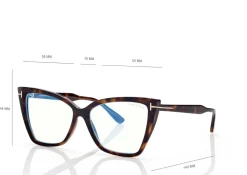 BLUE BLOCK SQUARE CAT EYE OPTICALS