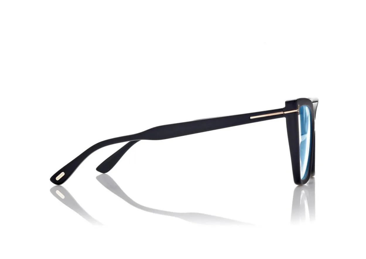BLUE BLOCK SQUARE CAT EYE OPTICALS