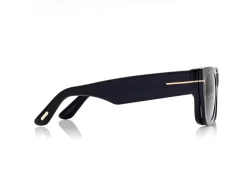 BLUE BLOCK SQUARE OPTICALS WITH CLIP ON SUNGLASSES