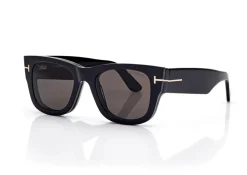 BLUE BLOCK SQUARE OPTICALS WITH CLIP ON SUNGLASSES