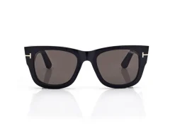 BLUE BLOCK SQUARE OPTICALS WITH CLIP ON SUNGLASSES