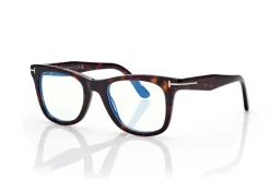 BLUE BLOCK SQUARE OPTICALS WITH CLIP ON SUNGLASSES