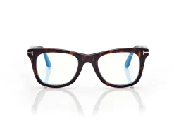 BLUE BLOCK SQUARE OPTICALS WITH CLIP ON SUNGLASSES