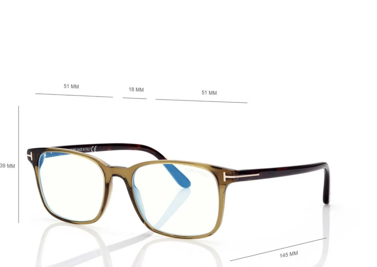 BLUE BLOCK SQUARE OPTICALS