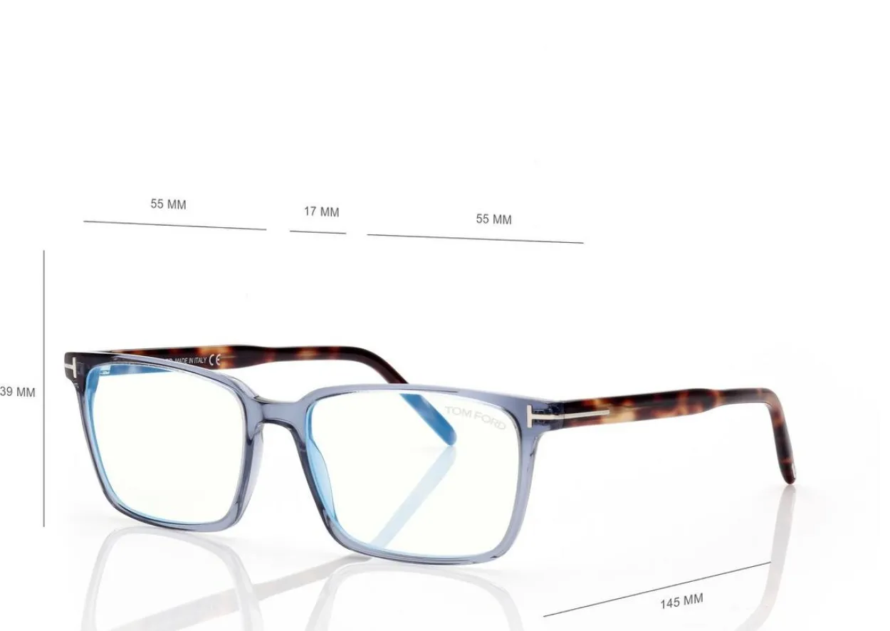 BLUE BLOCK SQUARE OPTICALS