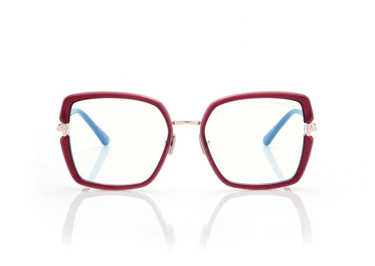 BLUE BLOCK SQUARE OPTICALS