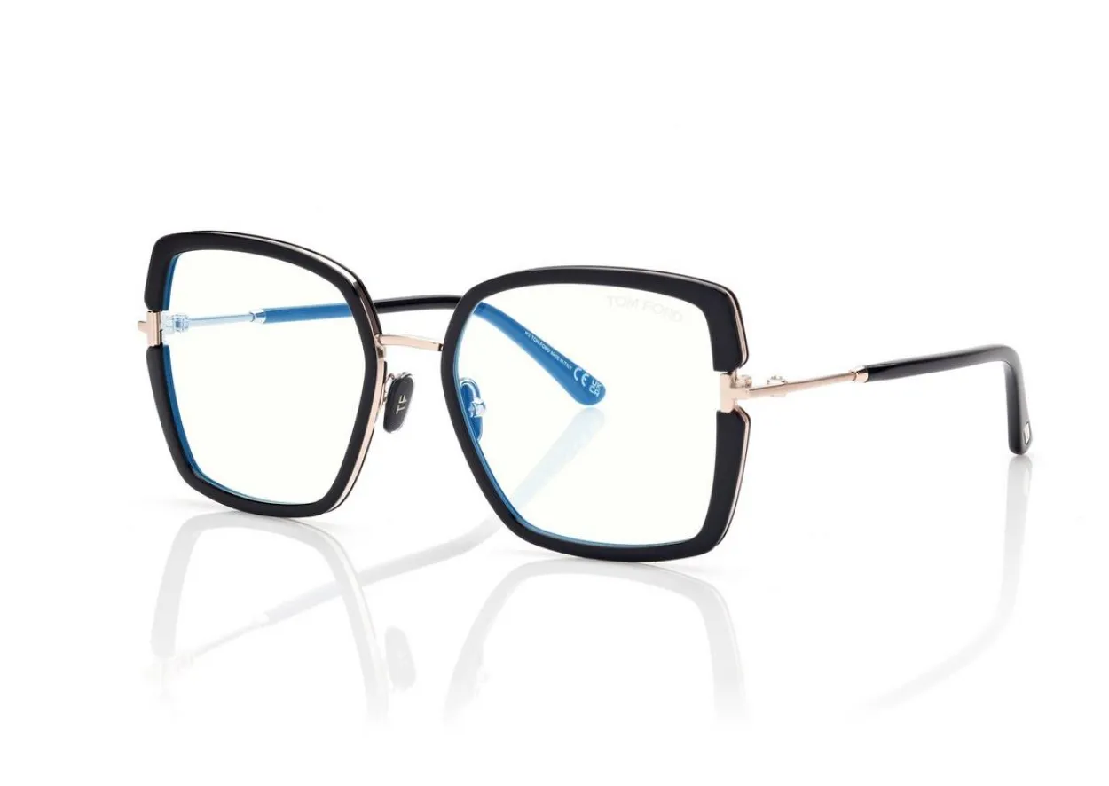 BLUE BLOCK SQUARE OPTICALS