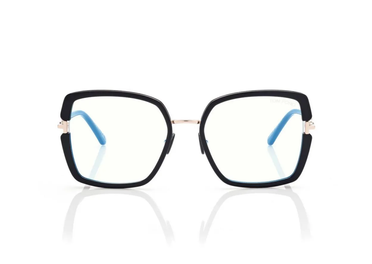 BLUE BLOCK SQUARE OPTICALS