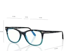 BLUE BLOCK SQUARE OPTICALS