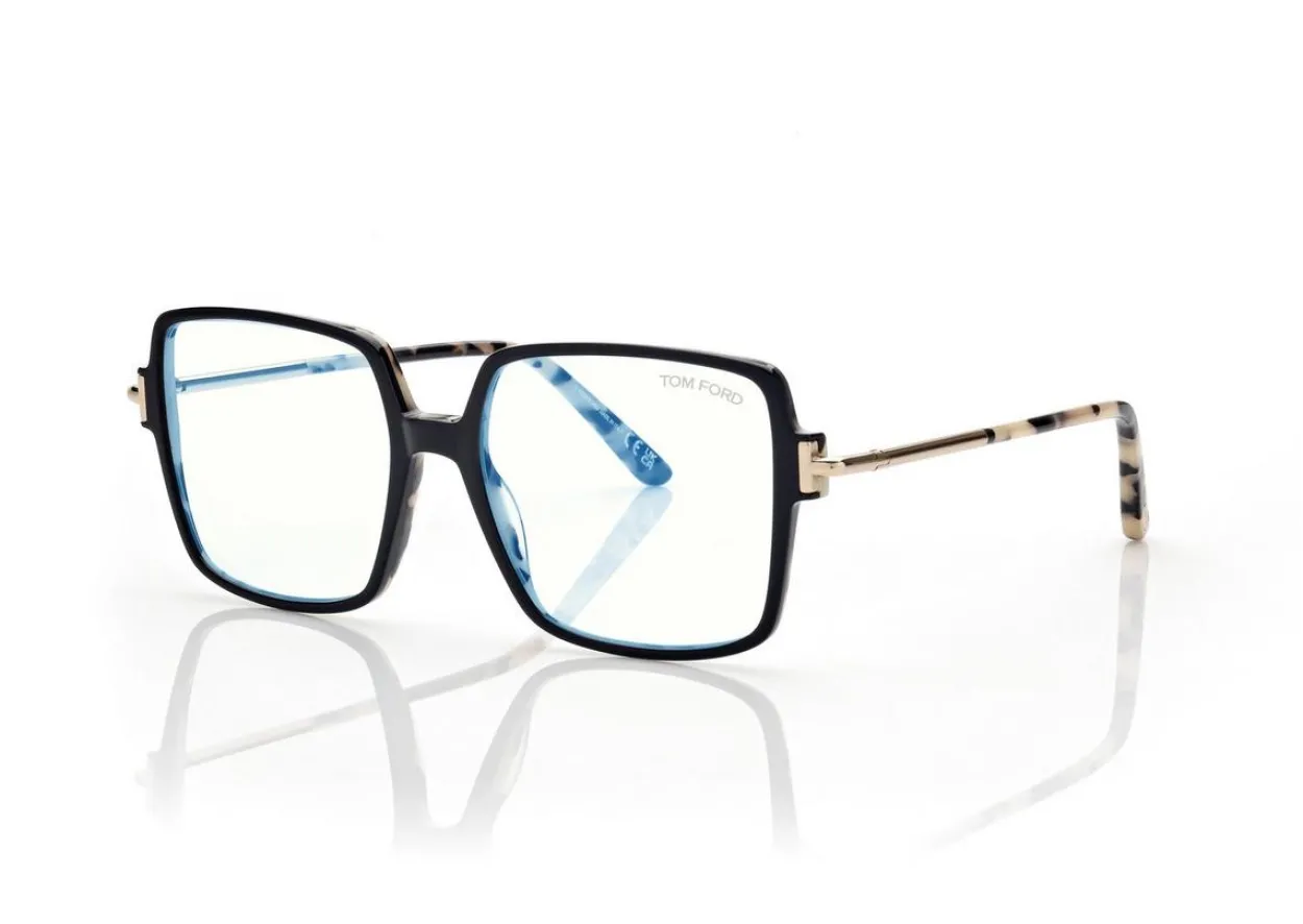 BLUE BLOCK SQUARE OPTICALS