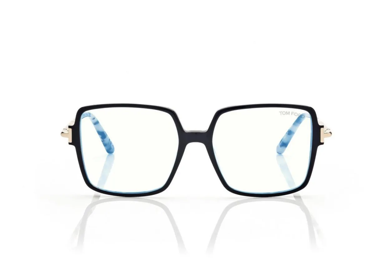 BLUE BLOCK SQUARE OPTICALS