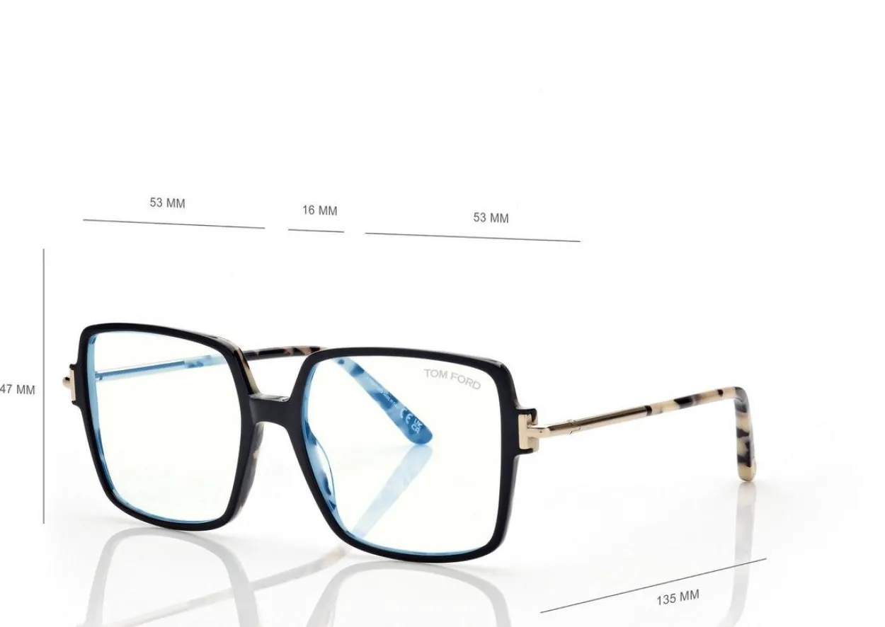 BLUE BLOCK SQUARE OPTICALS