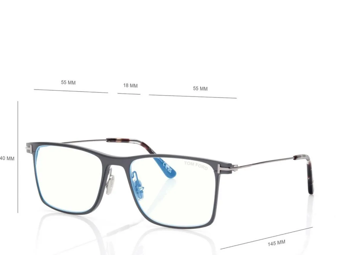 BLUE BLOCK SQUARE OPTICALS