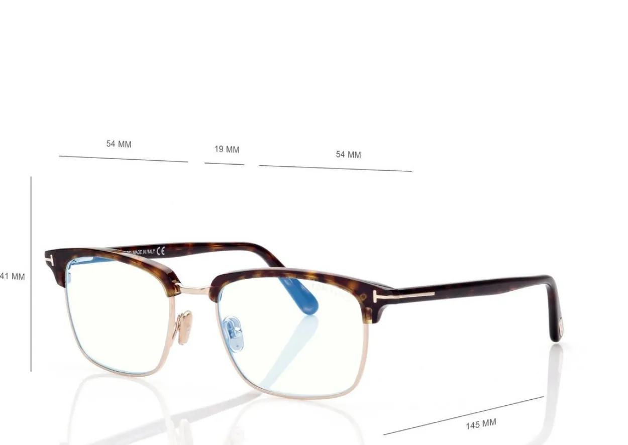 BLUE BLOCK SQUARE SHAPE OPTICALS