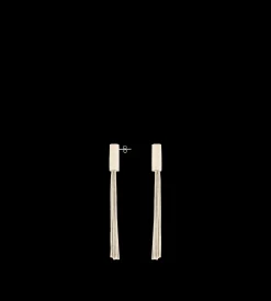 BRASS AXIS EARRINGS