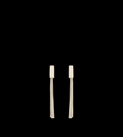 BRASS AXIS EARRINGS