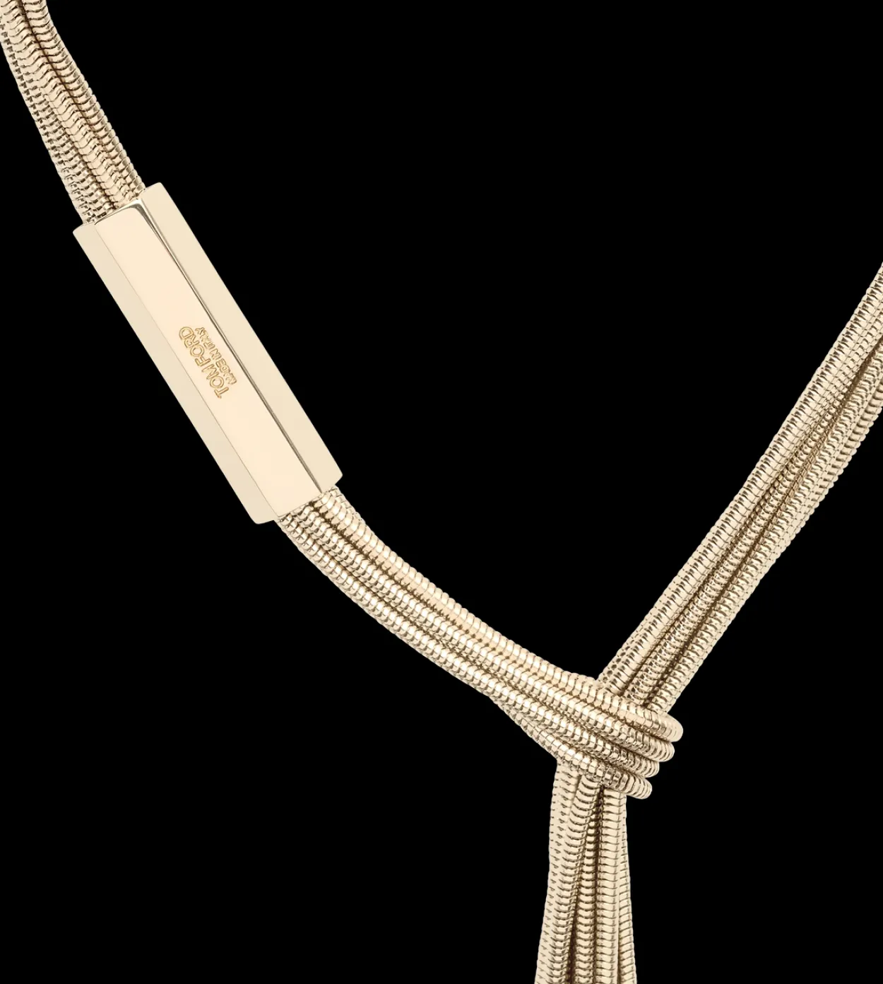 BRASS AXIS NECKLACE