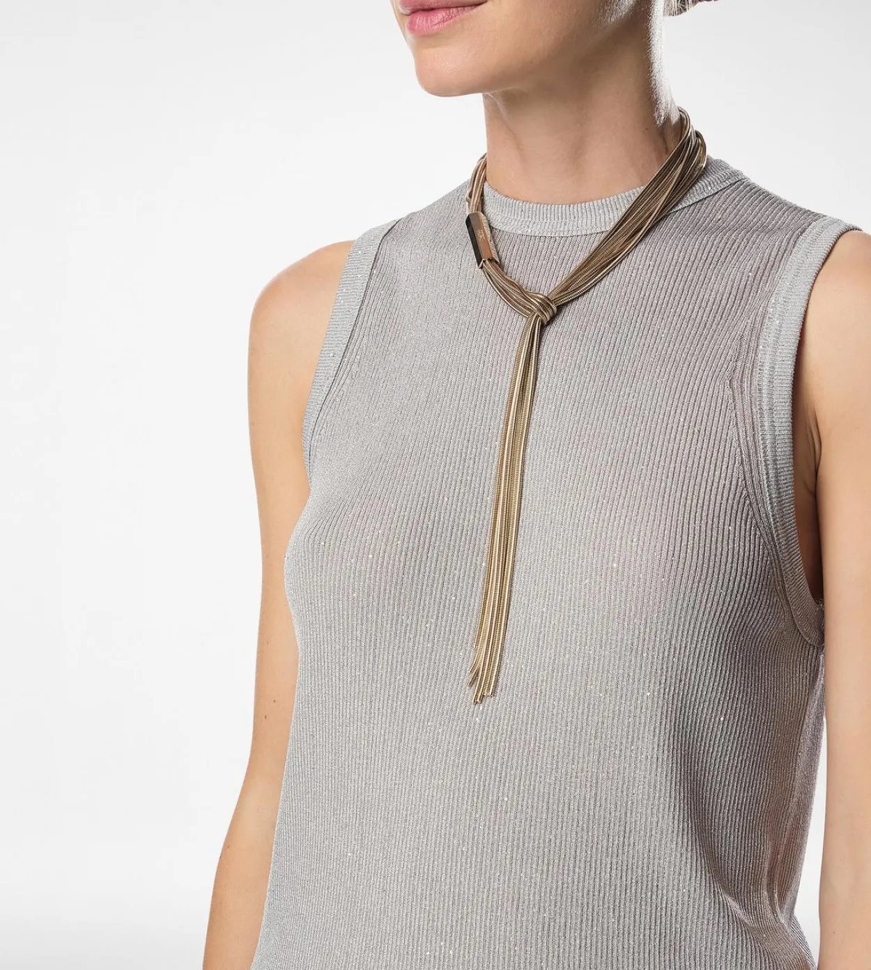 BRASS AXIS NECKLACE