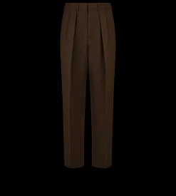 BROKEN TWILL DOUBLE PLEAT PANT