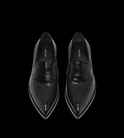 BRUSHED LEATHER EVA LOAFER