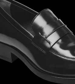 BRUSHED LEATHER EVA LOAFER