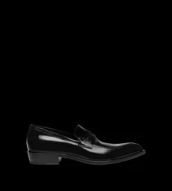 BRUSHED LEATHER LOAFER