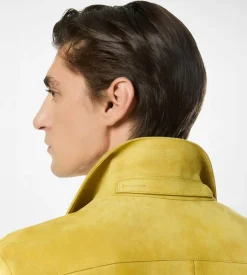 BRUSHED SUEDE OUTERSHIRT
