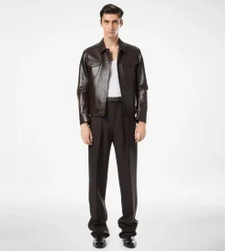 BUFFALO GRAIN LEATHER WESTERN JACKET